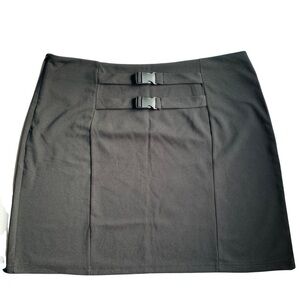 Shein Curve 3XL Black Mini Skirt